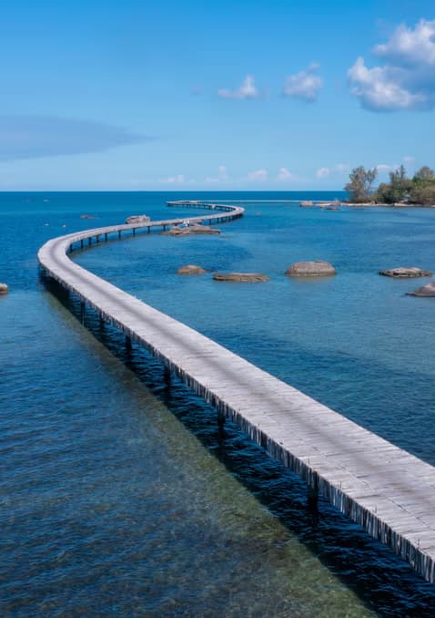 Pier on the Phu Quoc coast