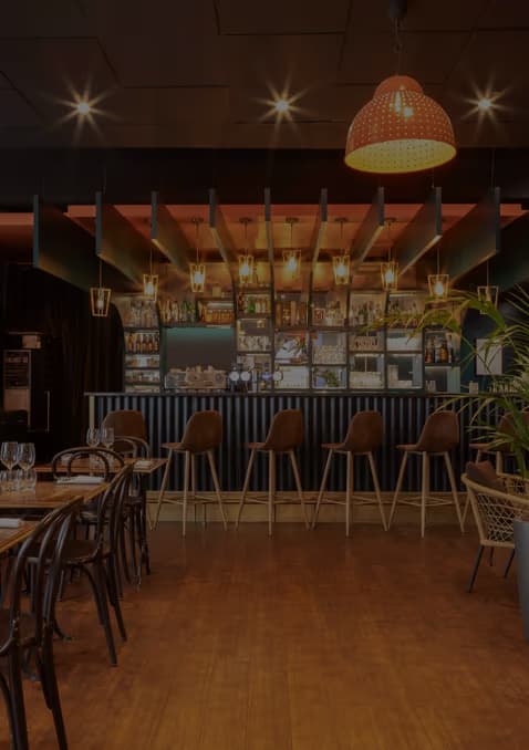 Restaurant interior on Phu Quoc